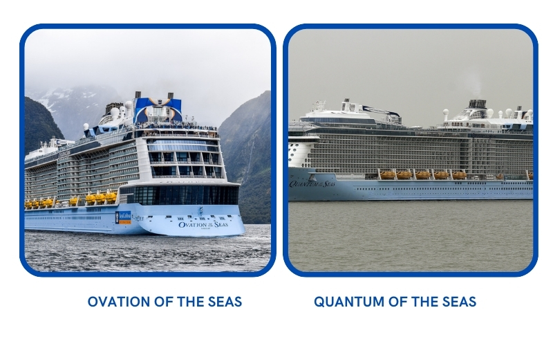 Ovation of the Seas Vs Quantum of the Seas Cover image