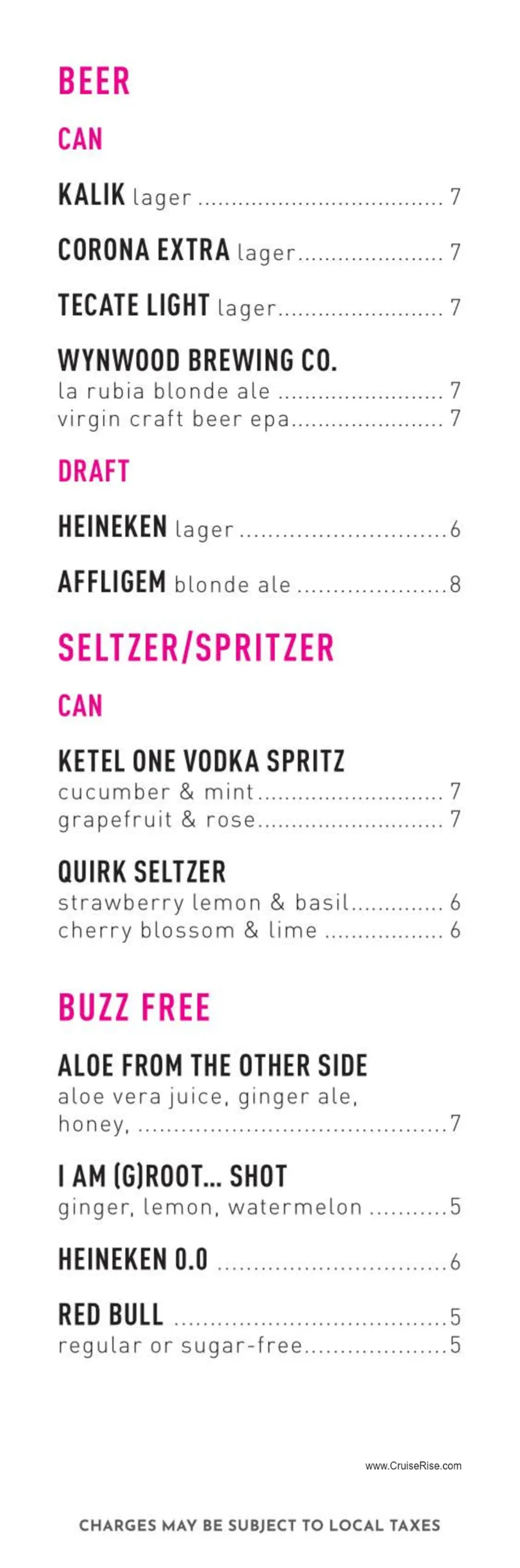 Gunbae Drinks Menu Page 5