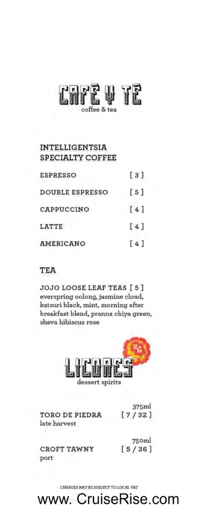 Pink Agave Dinner Menu Page 4