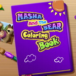 Game Masha And The Bear Coloring