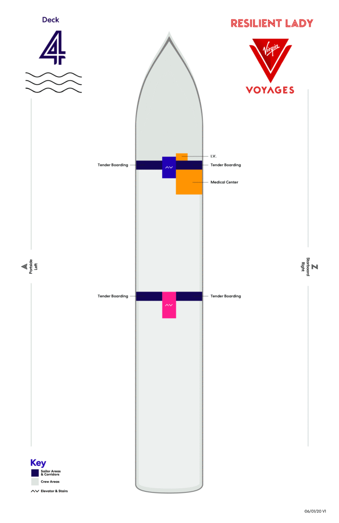 Virgin Voyages Resilient Lady Deck 4 Plan