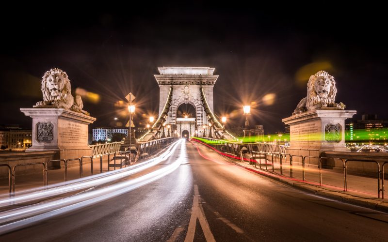 Szechenyi Chain Bridge Budapest Szechenyi Chain Bridge Budapest